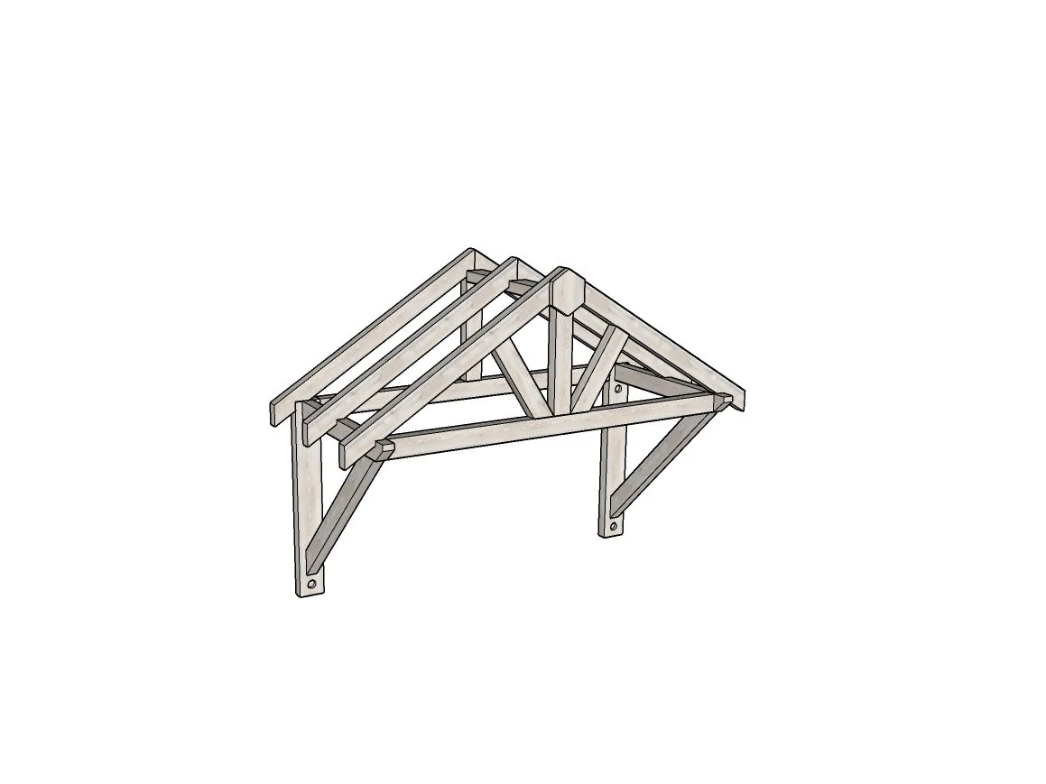 Apex Roof Porch Canopy - Image 2