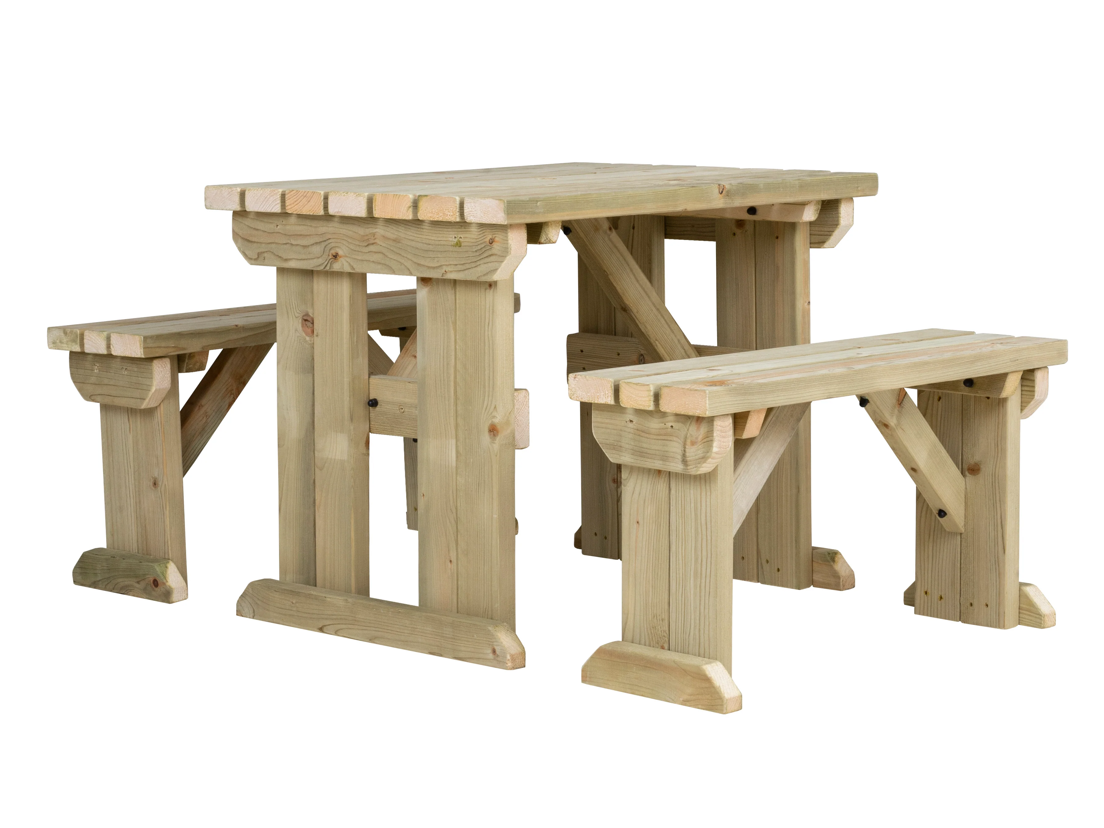 Aspen Picnic Table and Benches Set - Image 6