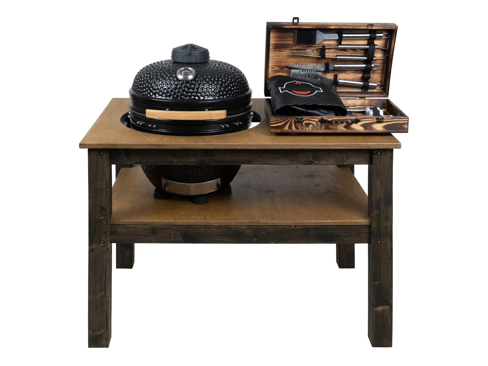 BBQ Space Outdoor Kitchen Islands, for Kamado Egg (XLarge) Ceramic smoker (1.6m Length)