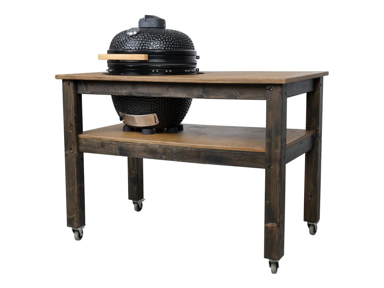BBQ Space Outdoor Kitchen Islands, for Kamado Joe (Junior) Ceramic smoker (1.6m Length, with wheels) - Image 3