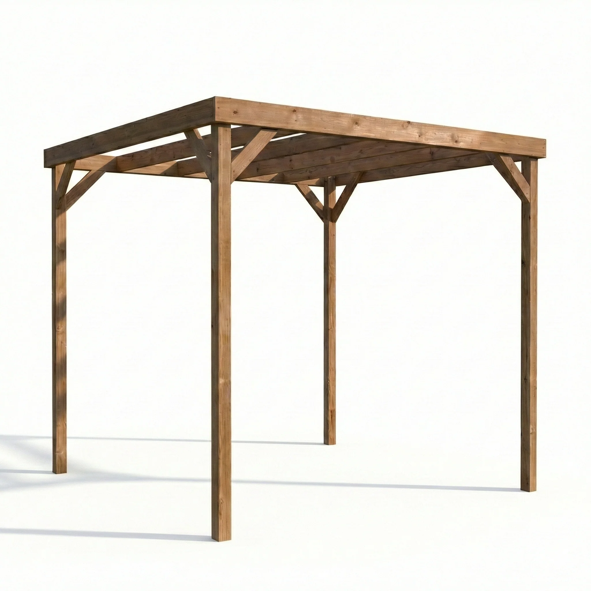 Box Wooden Garden Pergola Kit - Image 3