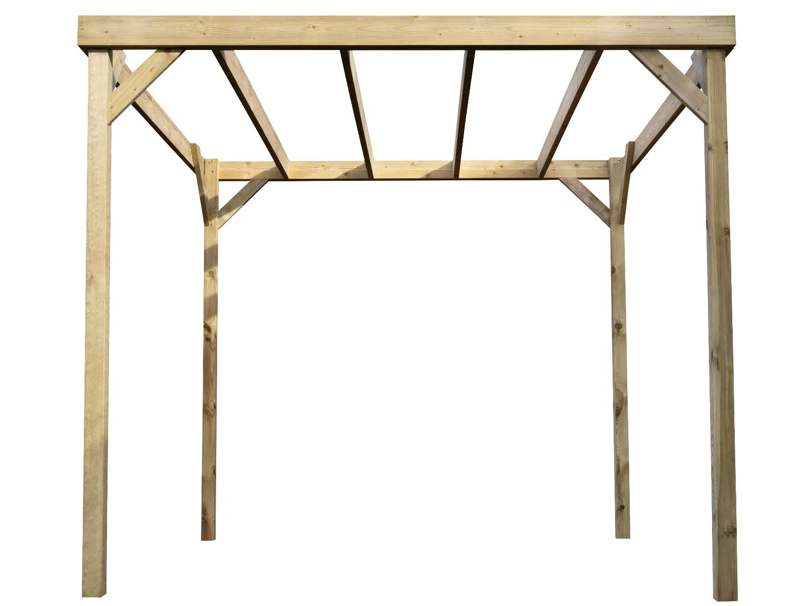Box Wooden Garden Pergola Kit - Image 4