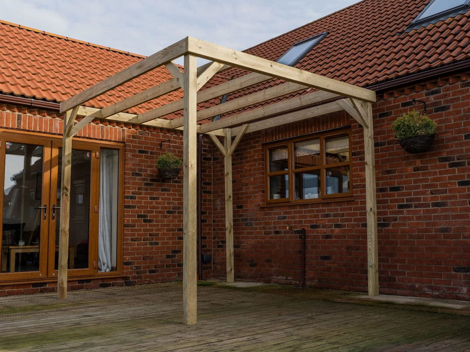 Box Wooden Garden Pergola Kit - Image 8
