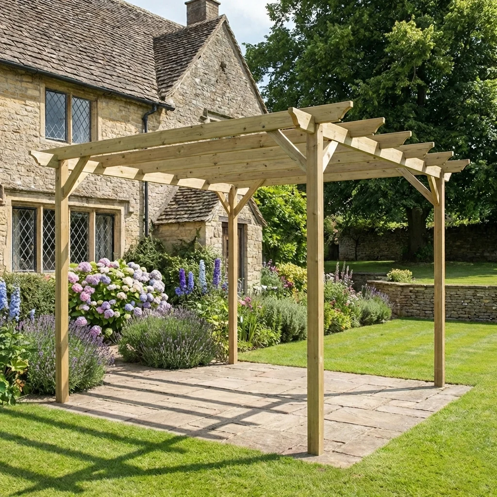 Champion Wooden Garden Pergola Kit - Image 5