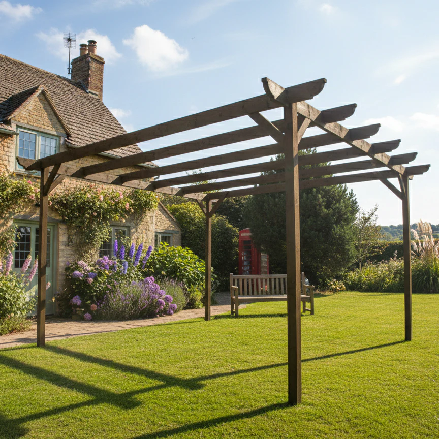 Corbel Wooden Garden Pergola Kit - Image 4