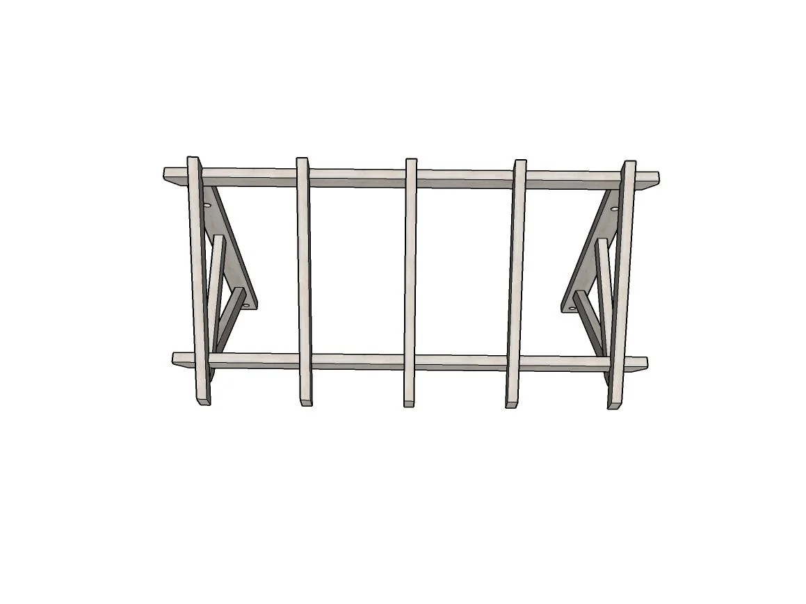 Flat roof Porch Canopy 1.8m - Image 7