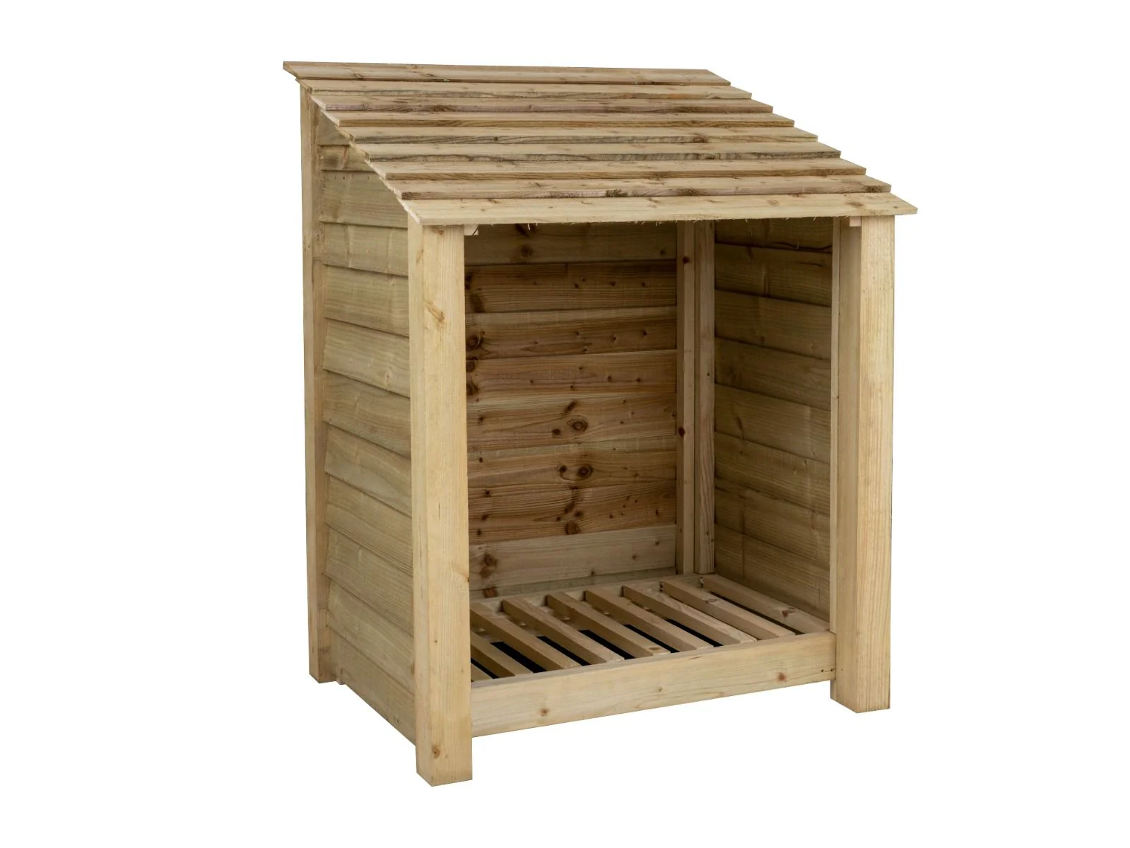 Wooden Log Store W-99cm, H-126cm Or 180cm, D-88cm - Image 2