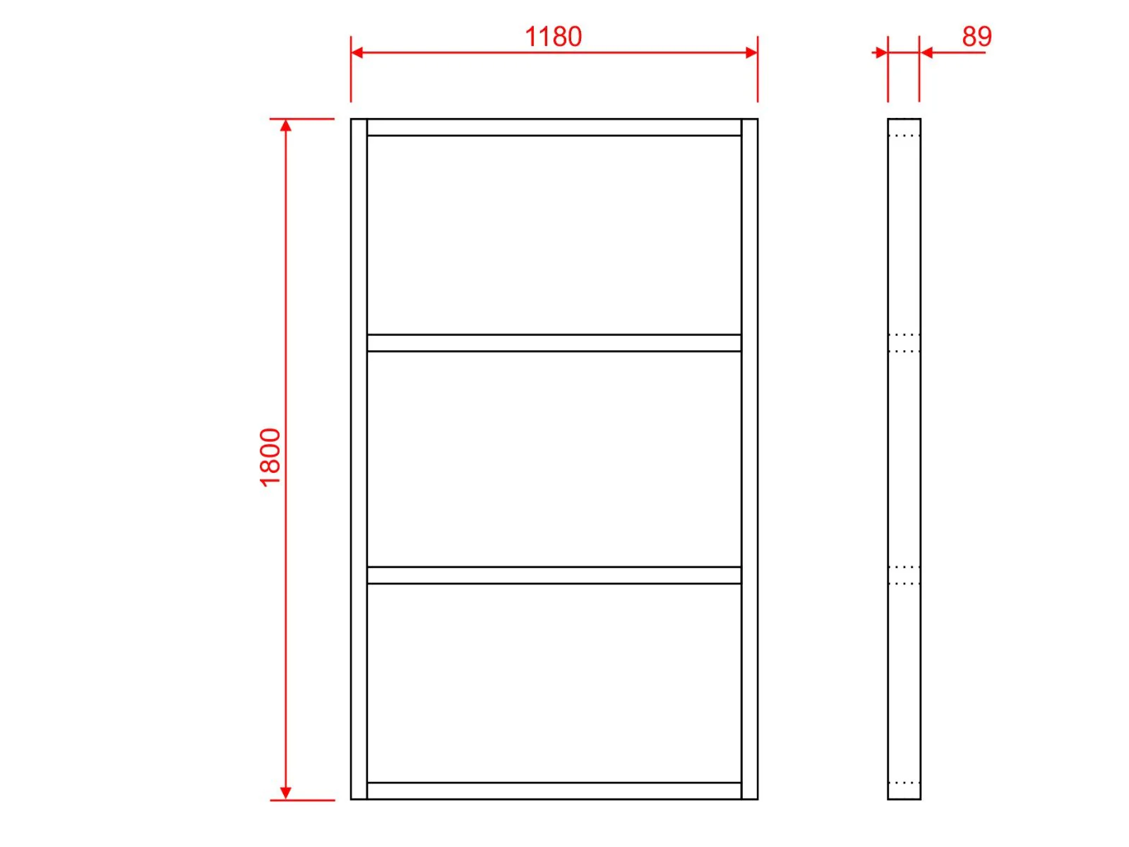 Wooden shed bases 6x4 (W-180cm x D-118cm) - Image 4