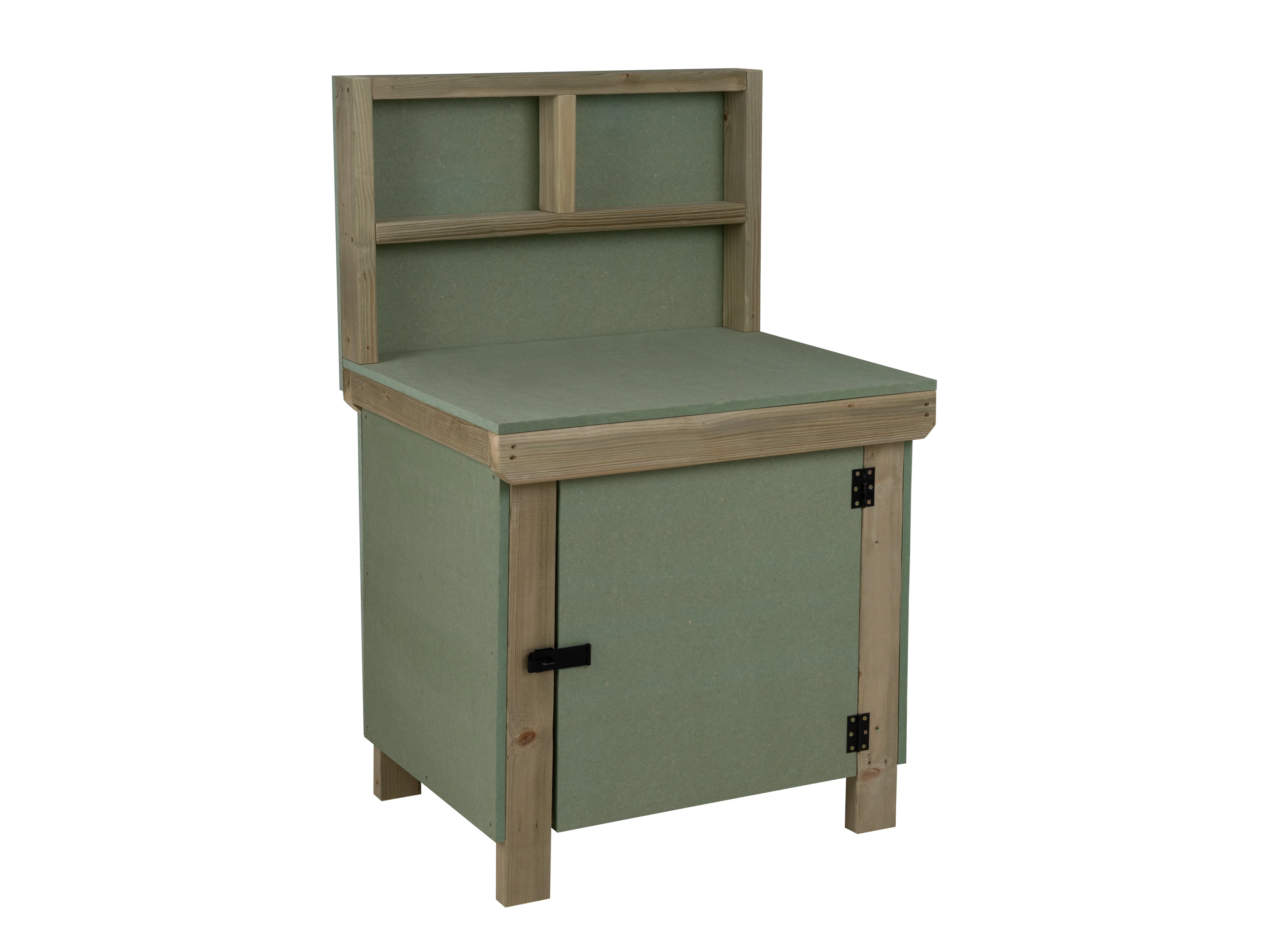 Wooden UniMDF Moisture Resistant Workbench With Lockable Cupboard (V.9) With Back panel - Image 9